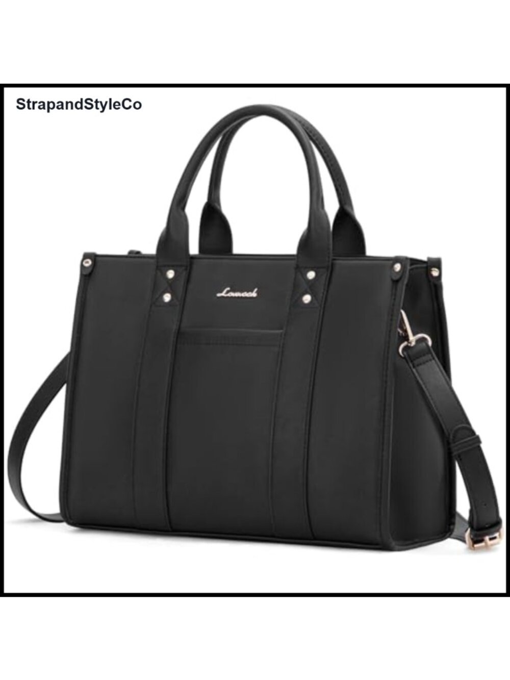 Leather Tote Bag Satchel Crossbody Top Handle Work Purse Fits 13 Inch Laptop